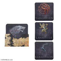 Set de 4 sous-verres Game of Thrones