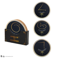 Set de 4 Sous-verres Sortilèges et Enchantements Série 1