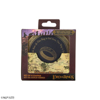 Set de 4 Sous-verres Le Seigneur des Anneaux