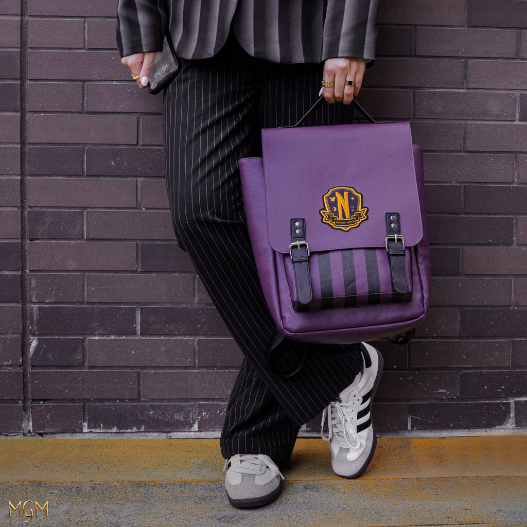 Sac à dos Violet Académie Nevermore