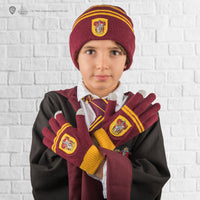 Set Bonnet & Gants Tactiles Gryffondor Enfants