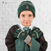 Set Bonnet & Gants Tactiles Serpentard Enfants