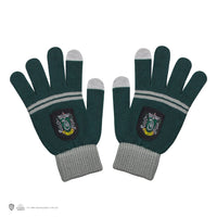 Set Bonnet & Gants Tactiles Serpentard Enfants