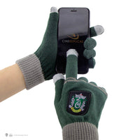 Set Bonnet & Gants Tactiles Serpentard Enfants