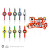 Set de 10 Bougies d’anniversaire Personnages Harry Potter & 1 Happy Birthday