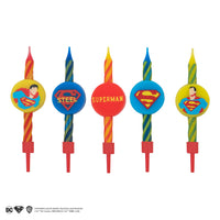 Bougies d'anniversaire Superman (Set de 10)