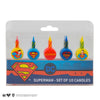 Bougies d'anniversaire Superman (Set de 10)