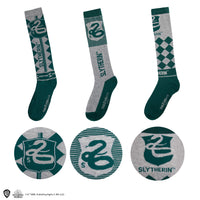 *Set de 3 Paires de Chaussettes Hautes Serpentard