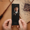 Stylo baguette avec socle & marque-page lenticulaire Harry Potter