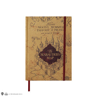 Carnet avec Carte du Maraudeur