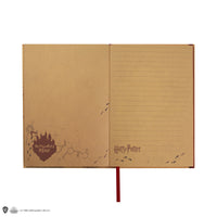 Carnet avec Carte du Maraudeur