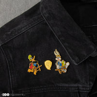 *Set de 3 Pin's Bugs Bunny & Daffy Duck aux Studios WB