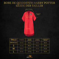 Robe de Quidditch Gryffondor personnalisable