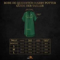 Robe de Quidditch Serpentard personnalisable