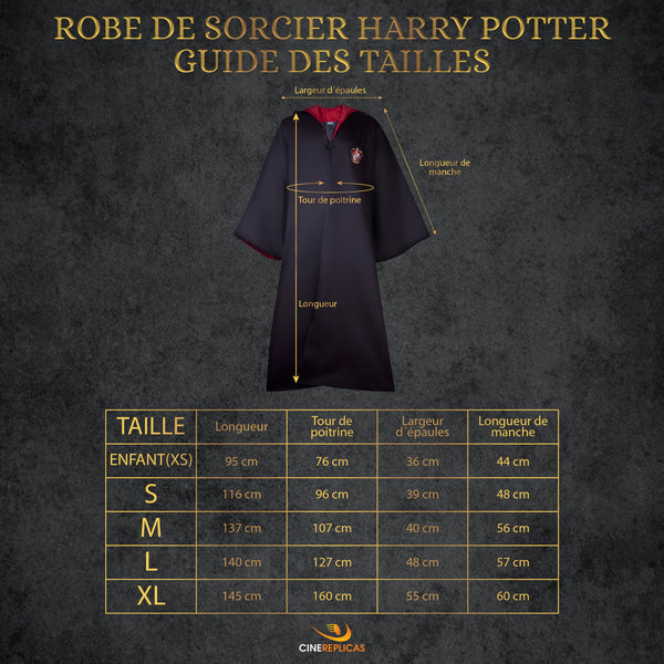 Robe de Sorcier Gryffondor Adultes| Harry Potter Cinereplicas