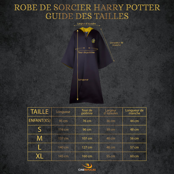 Déguisement robe adulte Pouffsouffle - Harry Potter