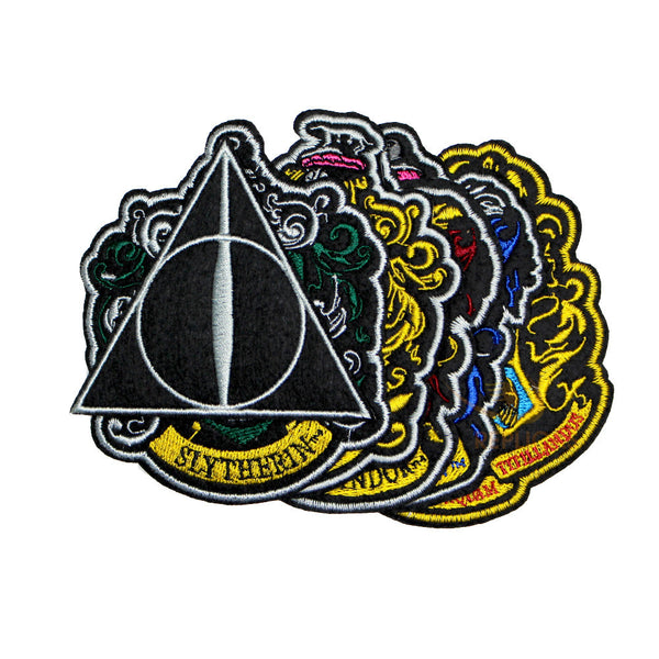 6 Écussons Deluxe Blasons - 3 Reliques Harry Potter