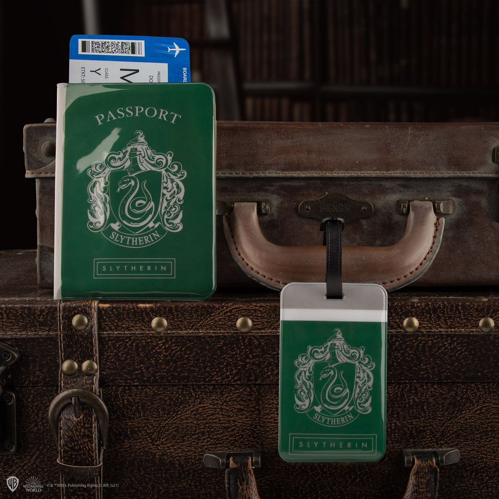 Étiquette à bagage & Couverture de passeport Serpentard