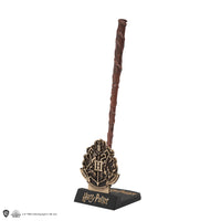 Stylo baguette avec socle & marque-page lenticulaire Hermione Granger