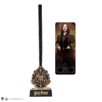 Stylo baguette avec socle & marque-page lenticulaire Sirius Black