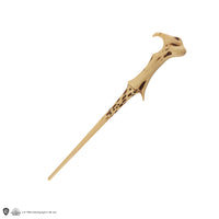 Stylo baguette avec socle & marque-page lenticulaire Voldemort