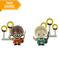 Gomees Harry et Drago en tenue de Quidditch