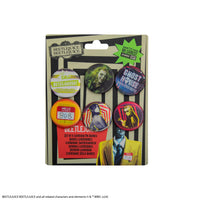 Set de 6 Badges Lenticulaires Beetlejuice