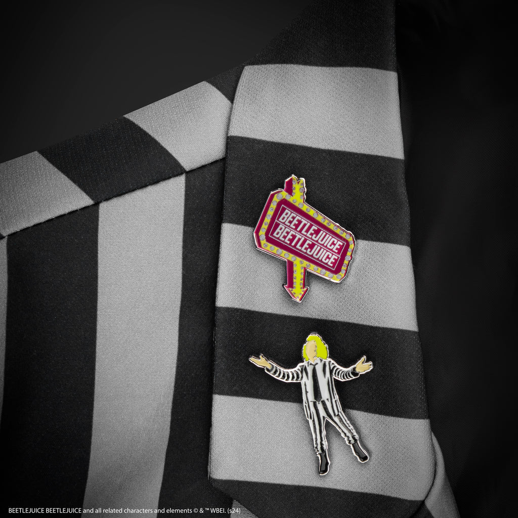 Set de 2 pin's Beetlejuice