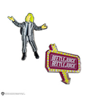 Set de 2 pin's Beetlejuice