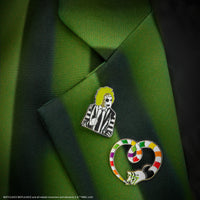 Set de 2 pin's Beetlejuice et le Ver des Sables