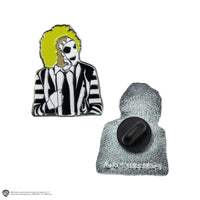 Set de 2 pin's Beetlejuice et le Ver des Sables