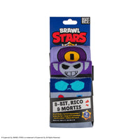 Set de 3 Paires de Chaussettes 8-Bit, Rico et Mortis