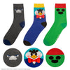 Set de 3 Paires de Chaussettes Spike, Crow, et Mr. P