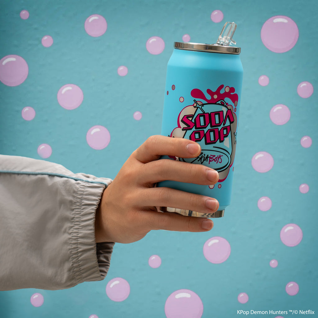 Mug Isotherme avec Paille Soda Pop