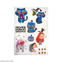 Tatouages Temporaires KPop Demon Hunters (56 tatouages)