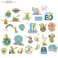 Autocollants Le Petit Prince Cosmique