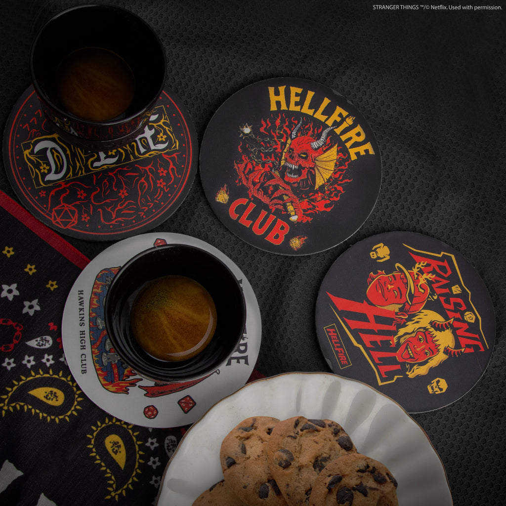 Set de 4 Sous-verres Hellfire Club