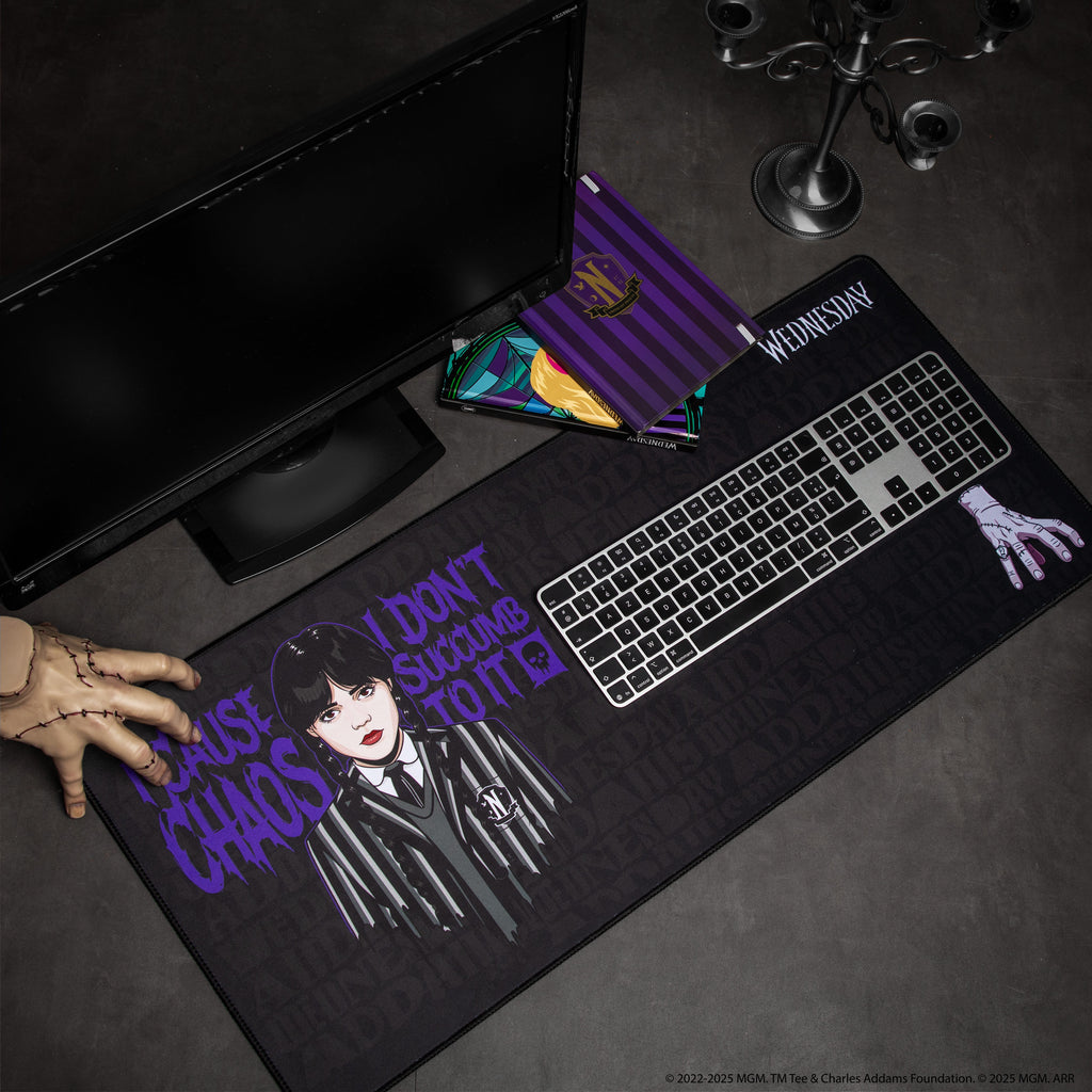 Tapis de bureau Je sème le chaos