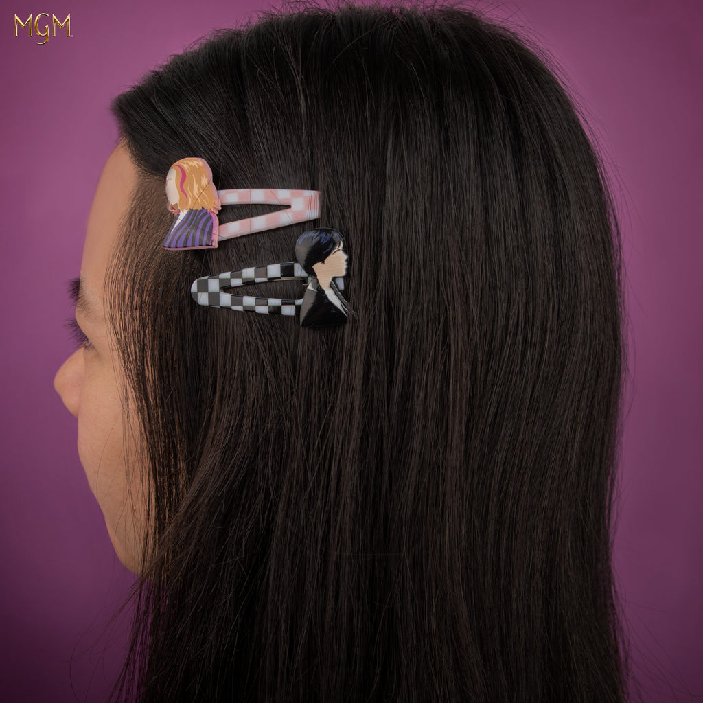 Lot de 4 barrettes Mercredi