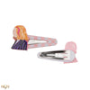 Lot de 4 barrettes Mercredi