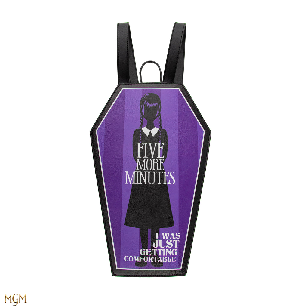 Cinereplicas Sac à Dos à Cordons Mercredi – Licence Officielle Nevermore, Polyester, Poche Zippée