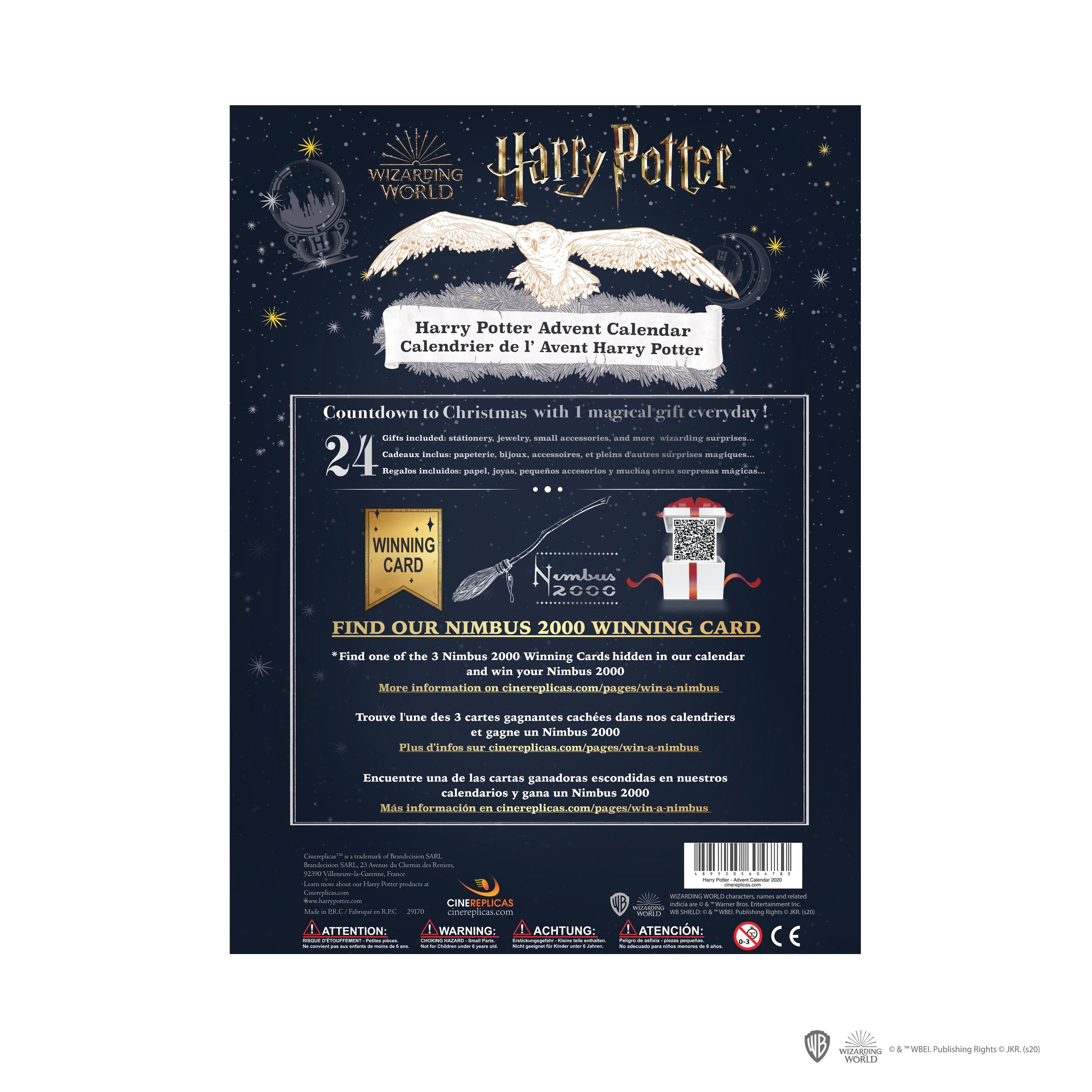 Calendrier de l'avent 2021 – Coffret à bijoux Harry Potter