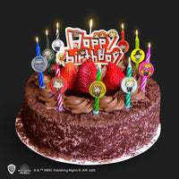 Set de 10 Bougies d’anniversaire Personnages Harry Potter & 1 Happy Birthday