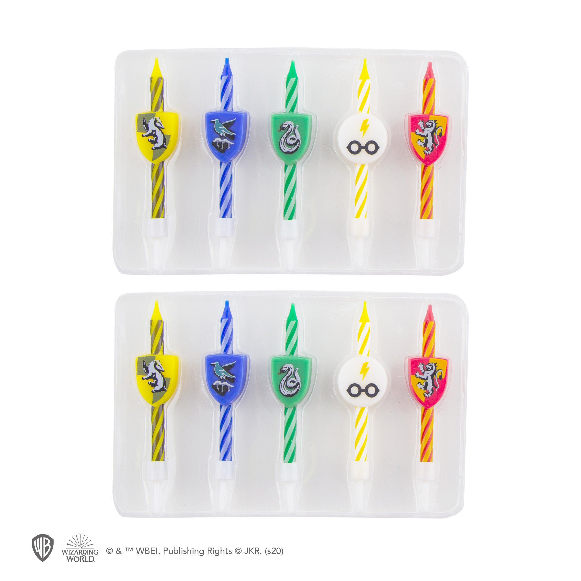 Set de 7 bougies d'anniversaire Poufsouffle Harry Potter
