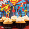 Bougies d'anniversaire Superman (Set de 10)