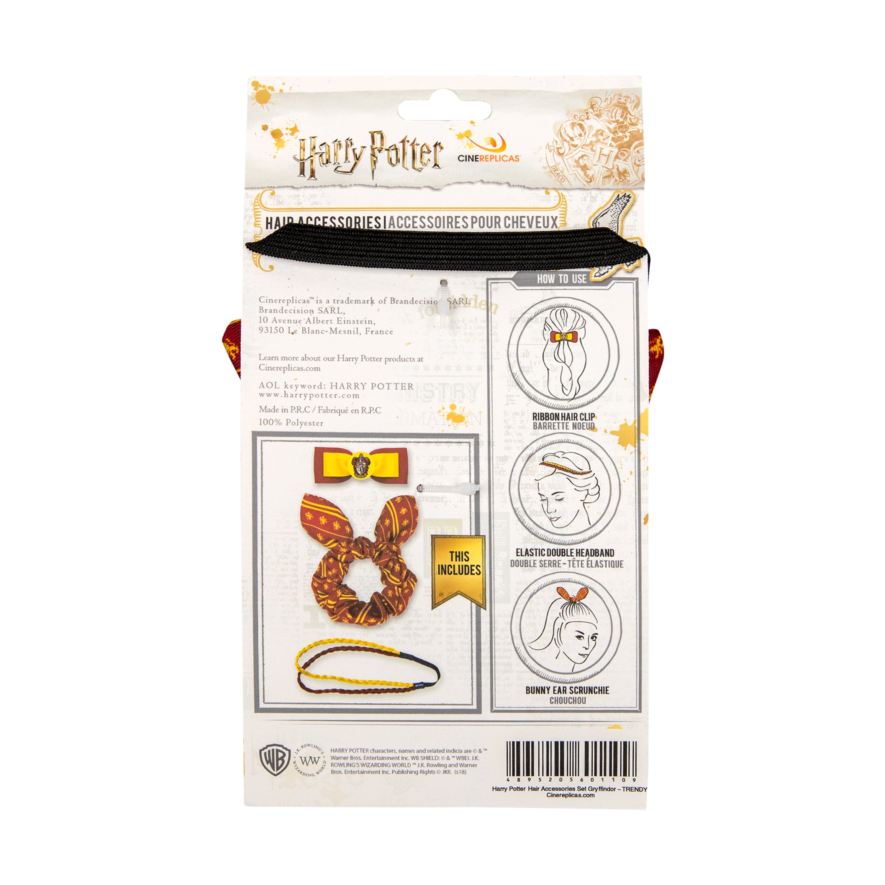 Harry Potter Hair Accessories Gryffindor coffret cadeau (pour