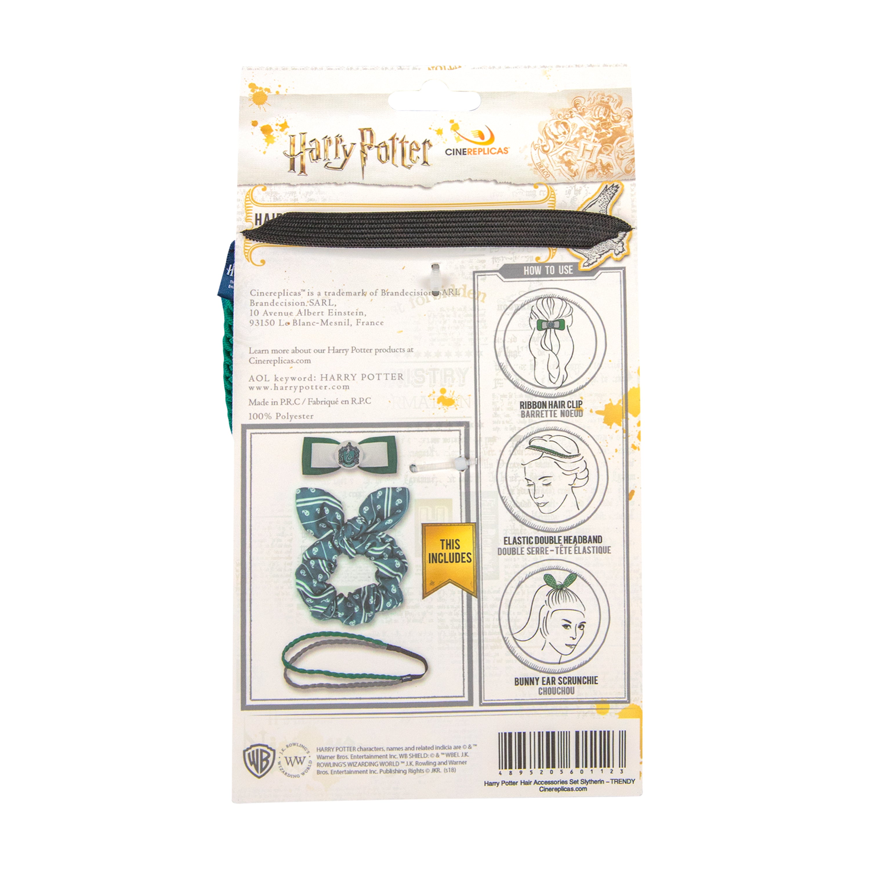 Accessoires pour cheveux Harry Potter Vert Foncé (4 pcs) - DIAYTAR