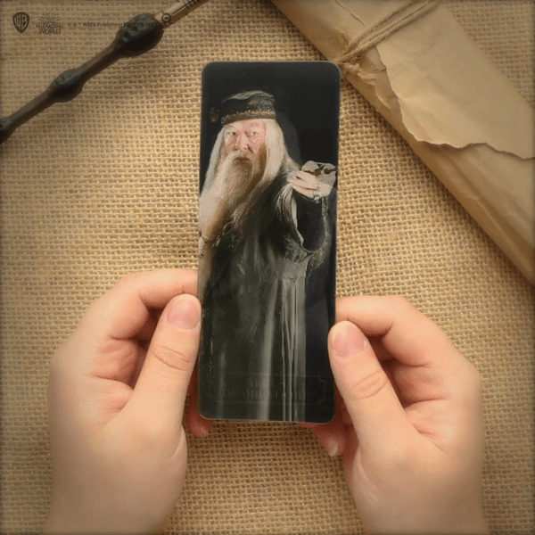 Stylo baguette avec socle & marque-page Albus Dumbledore, Harry Potter