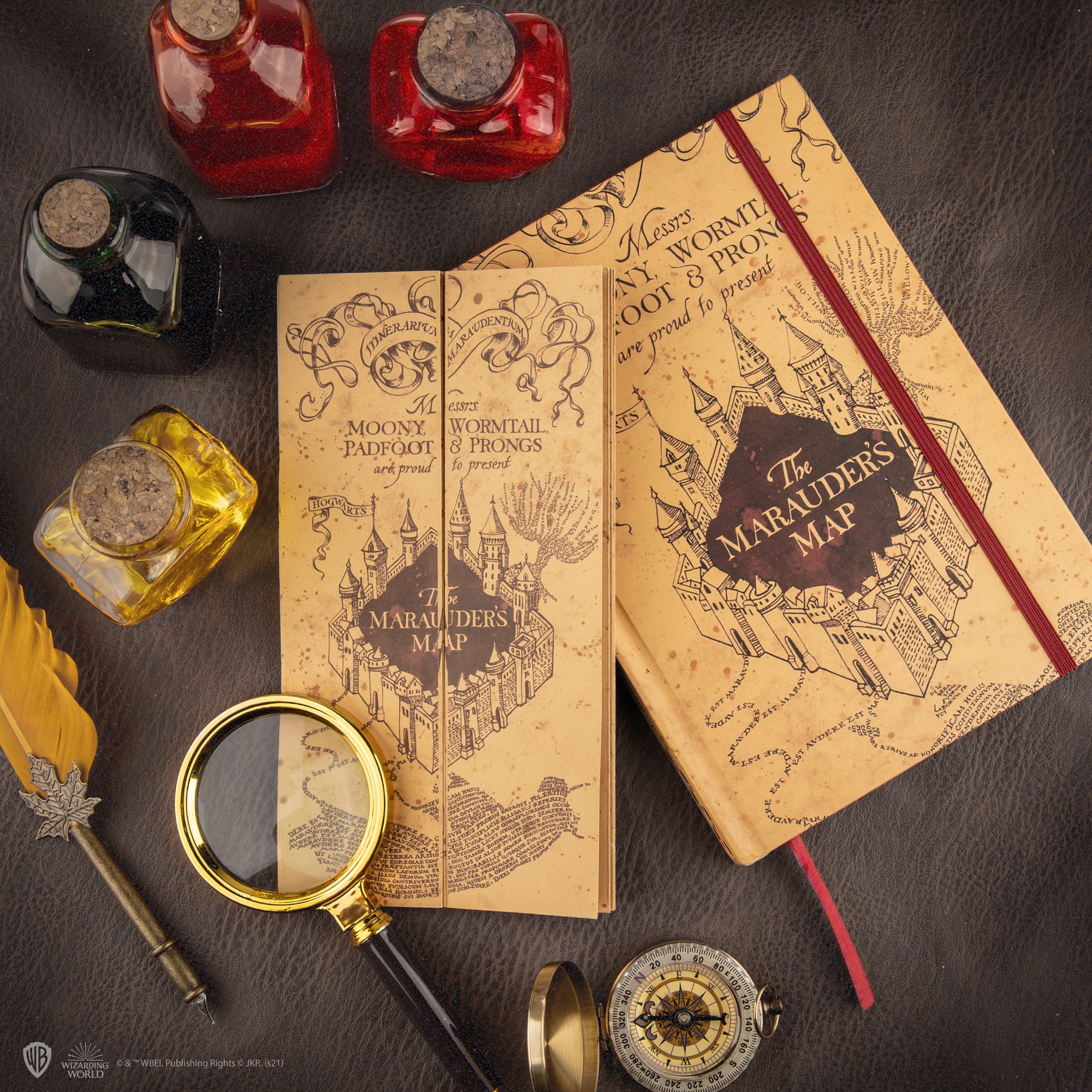 Harry Potter - Coffret cadeau papeterie : cahier, stylo et carte du  maraudeur