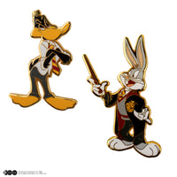 Set de 2 Pin's Bugs Bunny & Daffy Duck à Poudlard